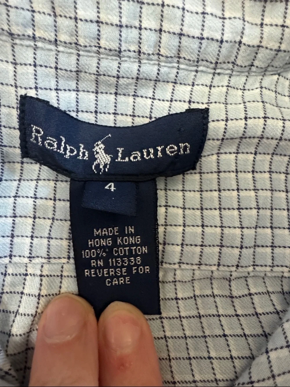 Vintage Y2K Ralph Lauren Boys Button Down Shirt Bundle Sz 4 Preppy 90s